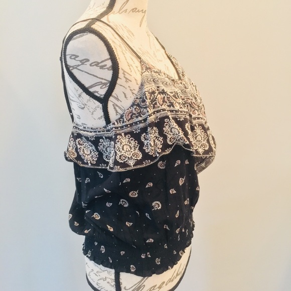 American Eagle 🦅 boho flouncy gypsy top - Picture 4 of 13